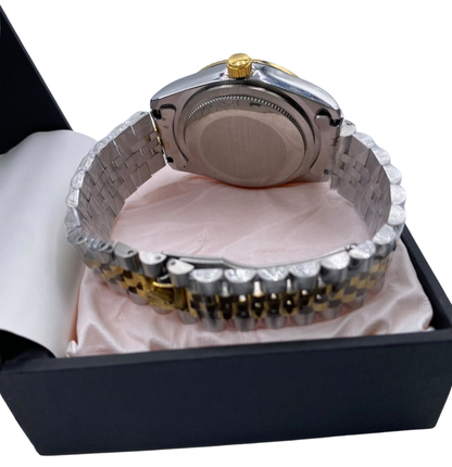 Luxury Gold & Silver Classic Date Watch